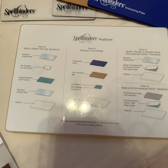 Spellbinder Embossing Machine Bundle - Picture 10 of 16